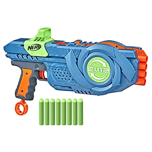 ʡ ꥫ ľ͢ եȥ ե NERF Elite 2.0 Flip-8 Blaster with 8-Dart Capacity, Multicolor, Unisex Kid Toyʡ ꥫ ľ͢ եȥ ե