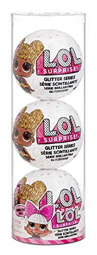 GI[GTvCY l` h[ L.O.L. Surprise! Glitter Series Style 4 Dolls- 3 Pack, Each with 7 Surprises Including Outfits Accessories, Re-Released Collectible Gift for Kids, Toys for Girls and Boys Ages 4 5 GI[GTvCY l` h[