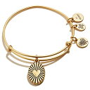 アレックスアンドアニ アメリカ アクセサリー ブランド かわいい Alex and Ani Path of Symbols Expandable Bangle for Women, Heart Embossed Charm, Rafaelian Gold Finish, 2 to 3.5 inアレックスアンドアニ アメリカ アクセサリー ブランド かわいい