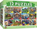 ジグソーパズル 海外製 アメリカ MasterPieces 12 Pack Jigsaw Puzzles for Adults, Family, Or Kids...