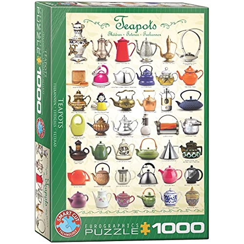 WO\[pY CO AJ EuroGraphics Teapots Puzzle (1000-Piece) (6000-0599)WO\[pY CO AJ