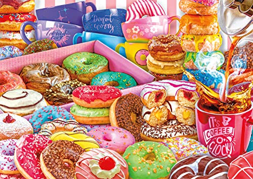 ѥ  ꥫ Buffalo Games - Donut Worry, Be Happy! - 300 Large Piece Jigsaw Puzzleѥ  ꥫ