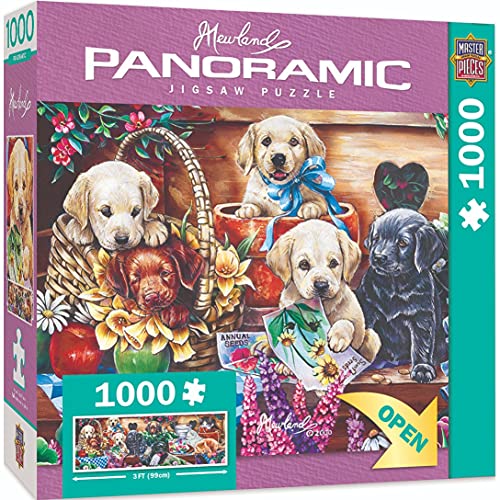 ジグソーパズル 海外製 アメリカ MasterPieces Artist Pano 1000 Flap Puzzles Collection - Flower Box Playground 1000 Piece Jigsaw Puzzleジグソーパズル 海外製 アメリカ