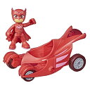 PJ Masks しゅつどう!パジャマスク アメリカ直輸入 おもちゃ Hasbro PJ Masks Toys Owl Glider Toy Car with Owlette Action Figure, Superhero Toys, Preschool Toys, PJ Masks Toys for 3 Year Old Boys PJ Masks しゅつどう!パジャマスク アメリカ直輸入 おもちゃ