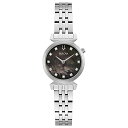 rv u[o fB[X Bulova Ladies Regatta Black Mother-of-Pearl Diamond Dial Stainless Steel Watch | 24mm | 96P221rv u[o fB[X