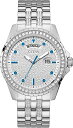 rv QX GUESS Y GUESS Factory Women's Silver-Tone Analog Watchrv QX GUESS Y