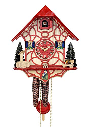 カッコー時計 インテリア 壁掛け時計 海外モデル アメリカ HerrZeit by Adolf Herr Cuckoo Clock - Magic Redカッコー時計 インテリア 壁掛け時計 海外モデル アメリカ