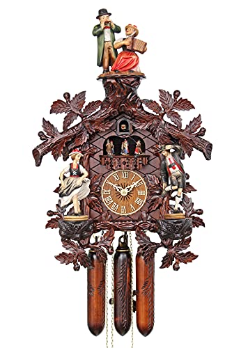 カッコー時計 インテリア 壁掛け時計 海外モデル アメリカ 【送料無料】HerrZeit by Adolf Herr Cuckoo Clock - Traditional Costume Festival handshingledカッコー時計 インテリア 壁掛け時計 海外モデル アメリカ