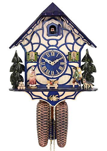 カッコー時計 インテリア 壁掛け時計 海外モデル アメリカ HerrZeit by Adolf Herr Cuckoo Clock - Magic Blueカッコー時計 インテリア 壁掛け時計 海外モデル アメリカ