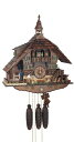 カッコー時計 インテリア 壁掛け時計 海外モデル アメリカ 8-Day Wooden Bell Tower Cuckoo Clock in Antique Fi...