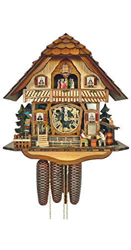 å ƥꥢ ɳݤ ǥ ꥫ Anton Schneider Cuckoo Clock Black Forest house with moving beer drinkers and mill wheelå ƥꥢ ɳݤ ǥ ꥫ