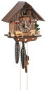 カッコー時計 インテリア 壁掛け時計 海外モデル アメリカ 1-Day Black Forest House Cuckoo Clock w Shut-Off L...