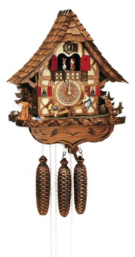 カッコー時計 インテリア 壁掛け時計 海外モデル アメリカ Black Forest 14 Inch Wide Cuckoo Clock by Schneiderカッコー時計 インテリア 壁掛け時計 海外モデル アメリカ