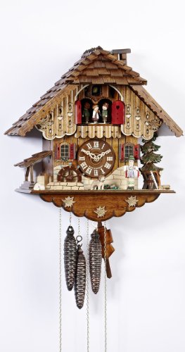 å ƥꥢ ɳݤ ǥ ꥫ Anton Schneider Cuckoo Clock Black Forest House, Turning Mill-Wheelå ƥꥢ ɳݤ ǥ ꥫ
