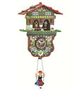 カッコー時計 インテリア 壁掛け時計 海外モデル アメリカ Trenkle Kuckulino Black Forest Clock Weather House with Quartz Movement and Cuckoo Chime TU 2026 SQカッコー時計 インテリア 壁掛け時計 海外モデル アメリカ