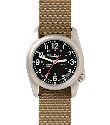 腕時計 ベルトゥッチ メンズ 逆輸入 海外モデル BERTUCCI A-2S Field Watch Black/SS-Khaki 11052腕時計 ベルトゥッチ メンズ 逆輸入 海外モデル