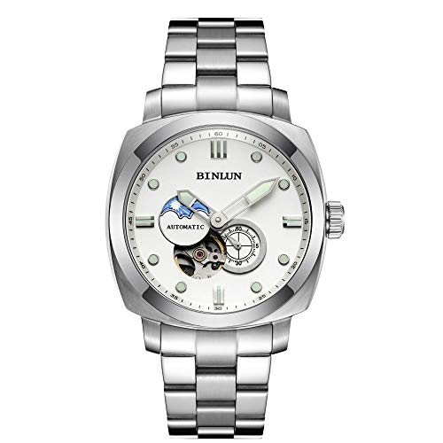 腕時計 ビンルン メンズ BINLUN Men’s Wrist Watch Mechanical Automatic Watches Waterproof Stainles..