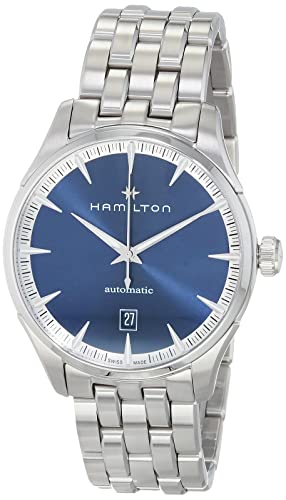 腕時計 ハミルトン メンズ Hamilton Watch Jazzmaster Swiss Automatic Watch 40mm Case, Blue Dial, Silver Stainless Steel Bracelet (Model: H32475140)腕時計 ハミルトン メンズ