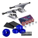 gbN XP{[ XP[g{[h COf A Cal 7 Skateboard Package, Complete Combo Set with 5.5 Inch Quality Aluminum Trucks, 52mm 100A Wheels, Bearings & Hardware (Blue)gbN XP{[ XP[g{[h COf A