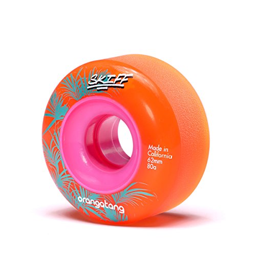 ウィール タイヤ スケボー スケートボード 海外モデル Orangatang Skiff 62 mm 80a All-Terrain Skateboard Wheels (Orange, Set of 4)ウィール タイヤ スケボー スケートボード 海外モデル