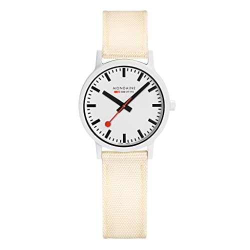 モンディーン 腕時計 モンディーン 北欧 スイス レディース Mondaine Official Swiss Railways Essence Watch | White/Off White腕時計 モンディーン 北欧 スイス レディース