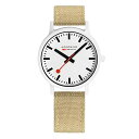 モンディーン 腕時計 モンディーン 北欧 スイス メンズ Mondaine Official Swiss Railways Watch Essence | White/Silver腕時計 モンディーン 北欧 スイス メンズ