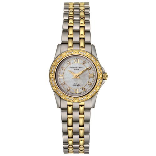 ӻ 쥤ɥ 쥤ɥ ǥ ιӻ Raymond Weil Women's 5790-SPS-00995 Tango Diamond Accented 18k Gold-Plated and Stainless Steel Watchӻ 쥤ɥ 쥤ɥ ǥ ιӻ