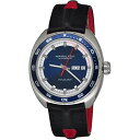 腕時計 ハミルトン メンズ H35405741 Hamilton Watch American Classic Pan Europ Day Date Auto | Swiss Made | 42mm Stainless Steel Case | Blue Dial Analog Watch | Black Leather Strap (Model: H35405741)腕時計 ハミルトン メンズ H35405741(2)