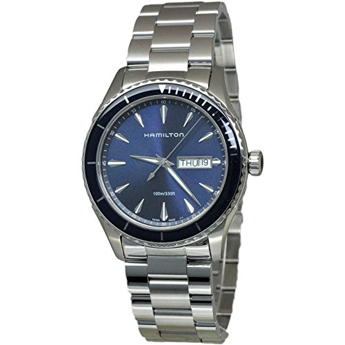 腕時計 ハミルトン メンズ H37551141 Hamilton Men's H37551141 Jazz Master Sea View Analog Display Swiss Quartz Silver Watch腕時計 ハミルトン メンズ H37551141