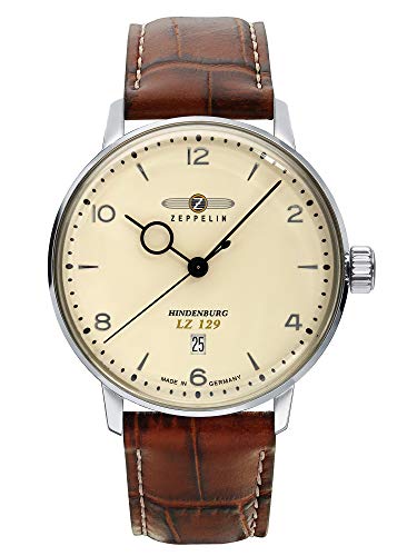 ツェッペリン 腕時計 ツェッペリン メンズ ゼッペリン ドイツ Zeppelin LZ129 Hindenburg Leather Band Steel Case Men's Watch 8042-5腕時計 ツェッペリン メンズ ゼッペリン ドイツ