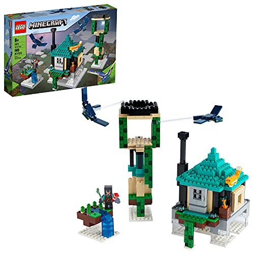 レゴ マインクラフト LEGO Minecraft The Sky Tower 21173 Fun Floating Islands Building Kit Toy with a Pilot, 2 Flying Phantoms and a Cat New 2021 (565 Pieces)レゴ マインクラフト
