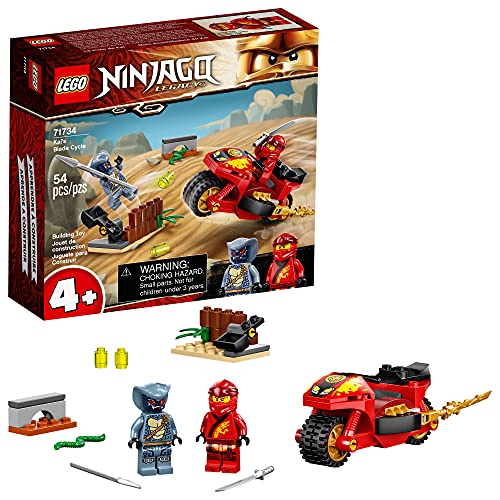 쥴 ˥󥸥㥴 LEGO NINJAGO Legacy Kais Blade Cycle 71734 Ninja Motorcycle Playset Building Kit, Featuring NINJAGO Kai and a Snake; New 2021 (54 Pieces)쥴 ˥󥸥㥴