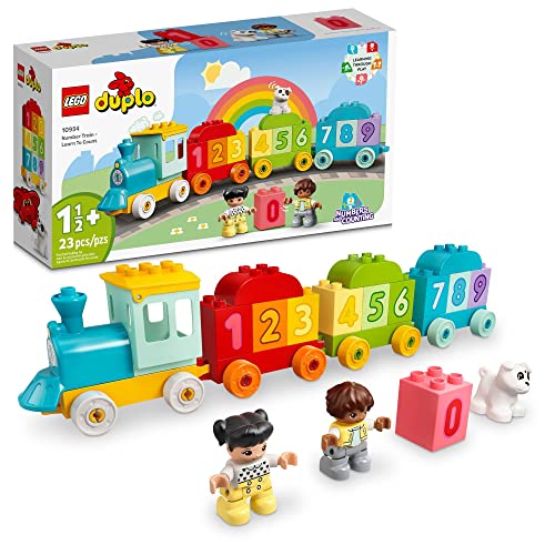 レゴ デュプロ LEGO DUPLO My First Number Train Toy with Bricks for Learning Numbers, Preschool Educational Toys for 1.5-3 Year Old Toddlers, Girls & Boys, Early Development Activity Set, 10954レゴ デュプロ