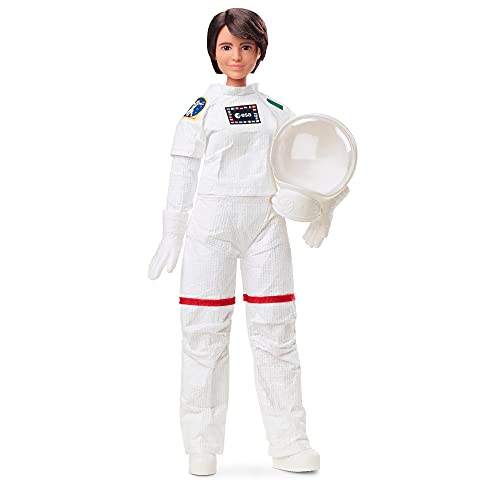 バービー バービー人形 Barbie Signature Role Models ESA Astronaut Samantha Cristoforetti Doll (11.5-in Brunette) Wearing Realistic Spacesuit, Gift for 6 Year Olds and Upバービー バービー人形