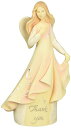 エネスコ Enesco 置物 インテリア 海外モデル アメリカ Enesco Foundations Thank You Mini Angel Figurine...
