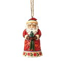 エネスコ Enesco 置物 インテリア 海外モデル アメリカ Enesco 4058833 Mini Santa Holding Tree Ornament,...