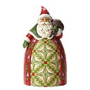 エネスコ Enesco 置物 インテリア 海外モデル アメリカ Enesco Jim Shore Heartwood Creek Santa with Toy ...