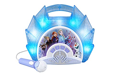 アナと雪の女王 アナ雪 ディズニープリンセス フローズン eKids Frozen Sing Along Boom Box Speaker with Microphone for Fans of Frozen Toys for Girls, Kids Karaoke Machine with Built in Music and Flashアナと雪の女王 アナ雪 ディズニープリンセス フローズン 1