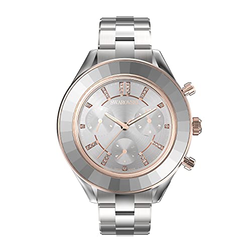 腕時計 スワロフスキー（SWAROVSKI） レディース ラグジュアリー エレガント SWAROVSKI Unisex-Adult's Octea Lux Sport Stainless Steel Swiss Quartz Watch with Metal Strap, Silver, 0 (M腕時計 スワロフスキー（SWAROVSKI） レディース ラグジュアリー エレガント