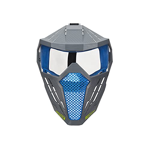 ʡ ꥫ ľ͢ եȥ ե NERF Hyper Face-Mask - Breathable Design, Adjustable Head Strap - Blue Team Color - Gear Up Hyper Battles - for Teens,-Adultsʡ ꥫ ľ͢ եȥ ե