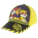 パウパトロール 子供服 帽子 ベースボールキャップ 頭囲51センチ 2-4 ラブル チェイス マーシャル 複数キャラクター ブラック/イエロー キッズ ファッシ...