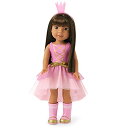 アメリカンガールドール 赤ちゃん おままごと ベビー人形 American Girl WellieWishers 14.5-inch Ashlyn Doll with Pink Leotard, Glitter Skirt, Headband, and Boots, For Ages 4+アメリカンガールドール 赤ちゃん おままごと ベビー人形