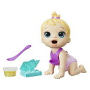 ベビーアライブ 赤ちゃん おままごと ベビー人形 Baby Alive Lil Snacks Doll, Eats and Poops, Snack-Themed 8-Inch Baby Doll, Snack Box Mold, Toy for Kids Ages 3 and Up, Blonde Hairベビーアライブ 赤ちゃん おままごと ベビー人形