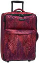 ヴェラブラッドリー ベラブラッドリー アメリカ フロリダ州マイアミ 日本未発売 Vera Bradley Women's Softside Foldable Rolling Suitcase Luggage, Banana Leaves Fuchsia, 26