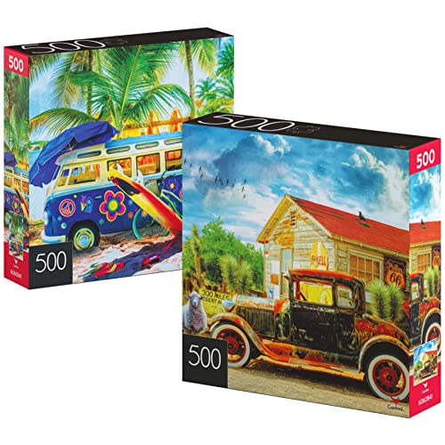 ジグソーパズル 海外製 アメリカ Spin Master Games 2-Pack of 500-Piece Jigsaw Puzzles, Celebrate Life 1 and 2 | Puzzles for Adults and Kids Ages 8+ジグソーパズル 海外製 アメリカ