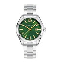 rv tBbv XeC Y Philip Stein Analog Display Wrist Swiss Quartz Traveler Men Smart Watch Stainless Steel Silver Clasp Chain with Green Dial Natural Frequency Technology Provides More Energy - Model 9rv tBbv XeC Y