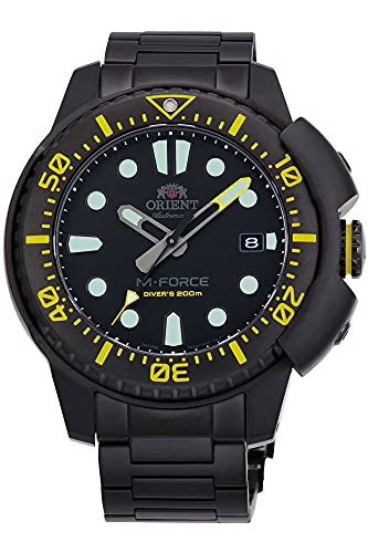 腕時計 オリエント メンズ Orient M-Force Automatic Black Dial Men's Watch RA-AC0L06B00B腕時計 オリエント メンズ