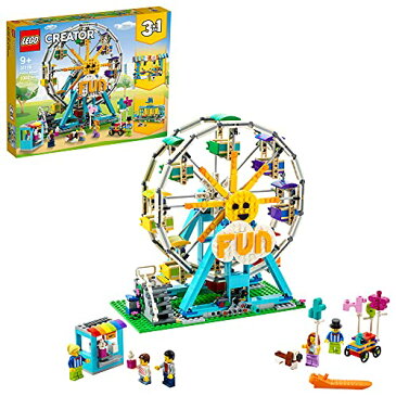 レゴ クリエイター 【送料無料】LEGO Creator 3in1 Ferris Wheel 31119 Building Kit with Rebuildable Toy Bumper Cars, Boat Swing and 5 Minifigures; New 2021 (1,002 Pieces)レゴ クリエイター