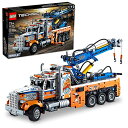 レゴ テクニックシリーズ LEGO Technic Heavy-Duty Tow Truck 42128 with Crane Toy Model Buildi...