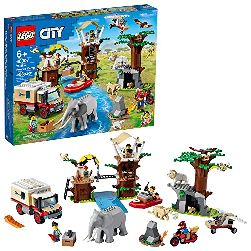レゴ シティ LEGO City Wildlife Rescue Camp 60307 Building Kit; Animal Playset; Top Toy for Kids Aged 6 and Up; New 2021 (503 Pieces)レゴ シティ